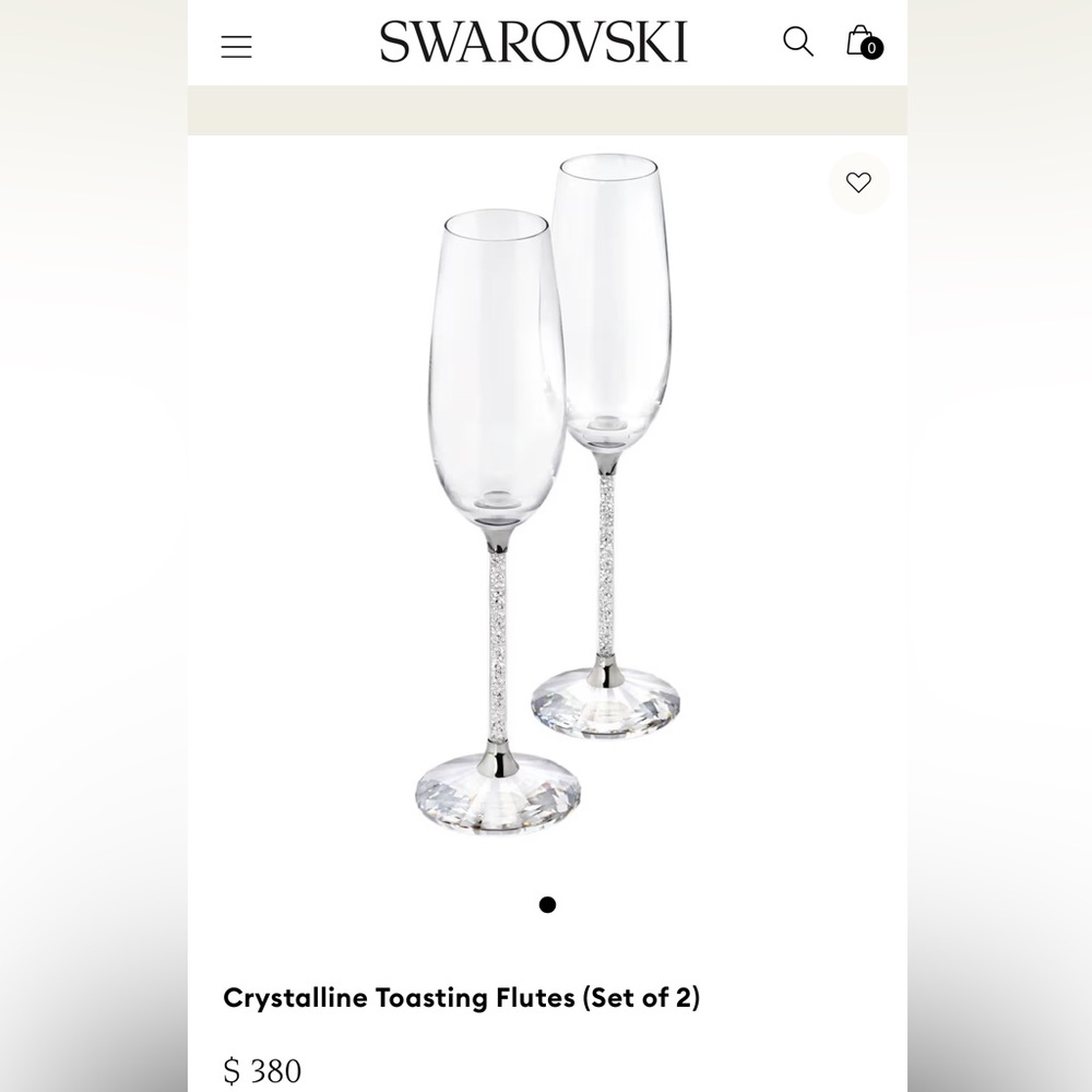 SWAROVSKI Crystalline
Toasting Flutes (Set of 2) - Picture 5 of 5